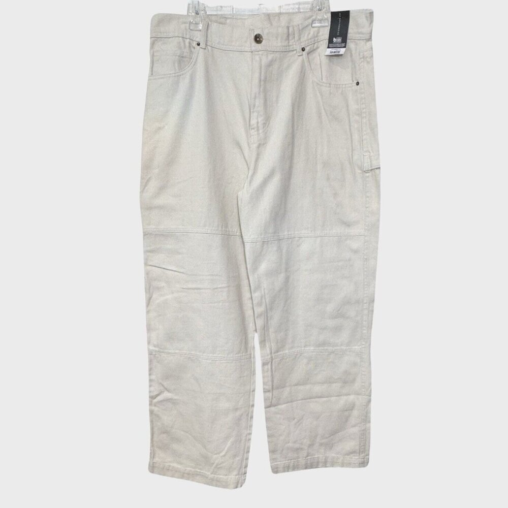 NO BOUNDARIES Canvas Carpenter Pants Unisex‎ 40x31 Baggy Slouch Grunge 90s NEW